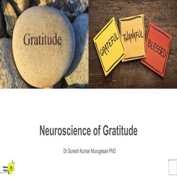 Neuroscience of gratitude