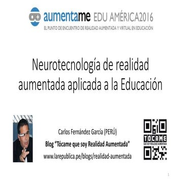 Neurotecnología de realidad aumentada aplicada a la educación cartagena 2 de ...