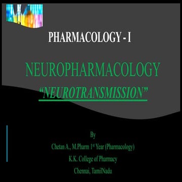 Neurotransmission | Neuromodulation |  Mechanism | Disorders