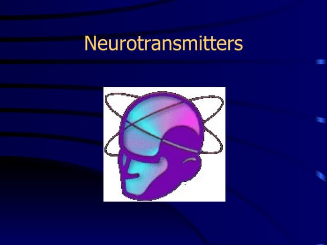Neurotransmitters