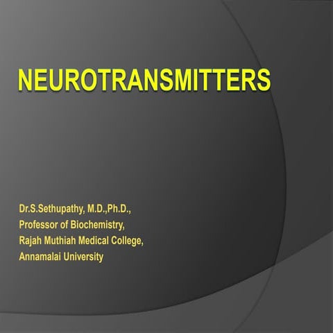 Neurotransmitters 