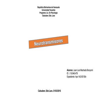 Neurotrasmisores