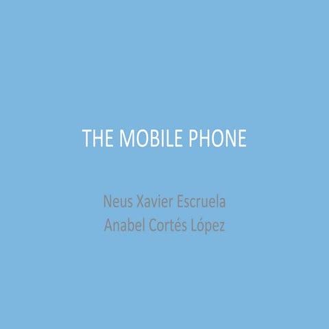 Neus_Anabel_The mobile phone