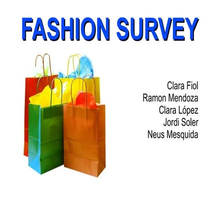 Fashion Survey