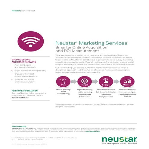 Neustar marketing services