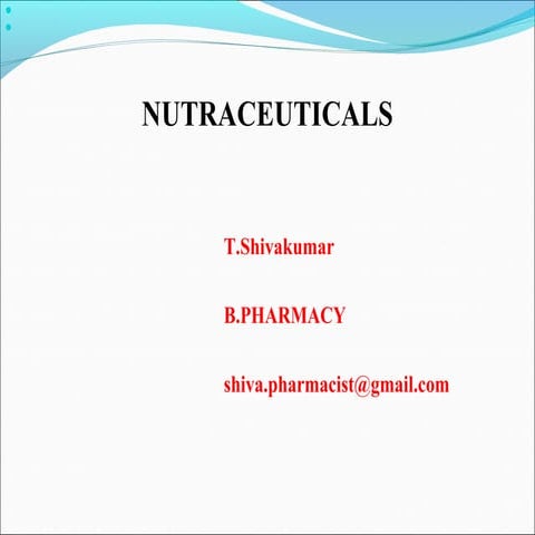 Neutraceuticals