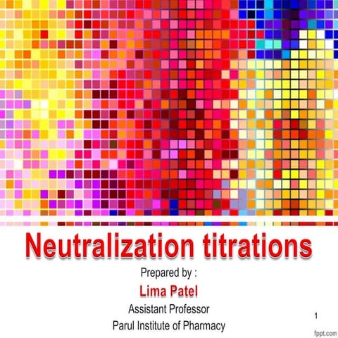 Neutralization titration