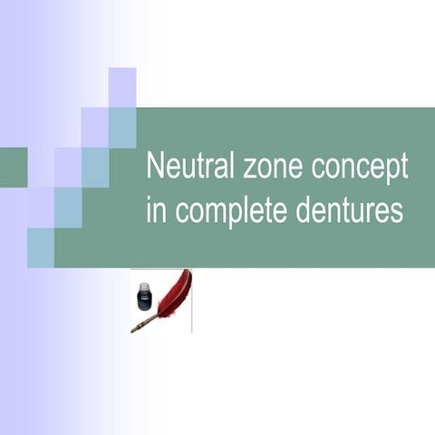 Neutral zone concept in complte dentures.ppt