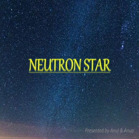 Neutron star