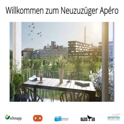 Neuzuzüger Apéro Erlenmatt West 28.5.15