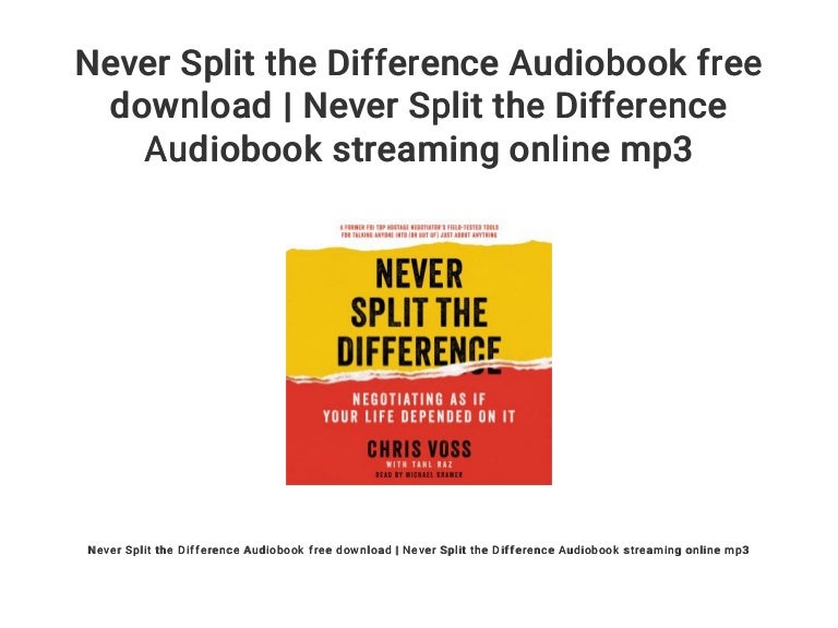 never split the difference pdf free download