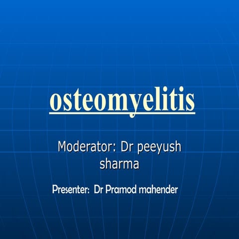 osteomylitis