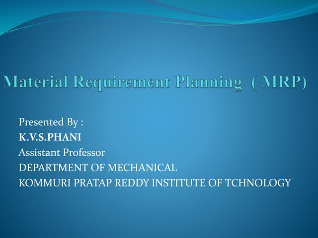 MRP