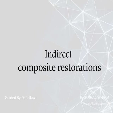 Indirect composite restorations 
