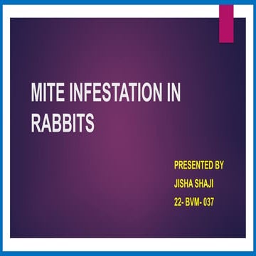 Power point presentations on animals and parasites