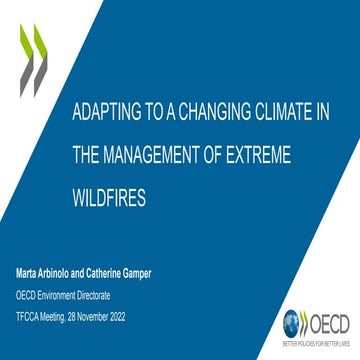 Adapting to a changing climate in the management of extreme wildfires | PDF