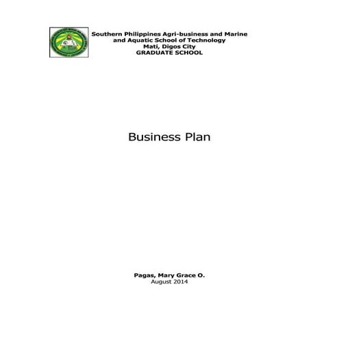 Income Generating Project - Money sa Mani