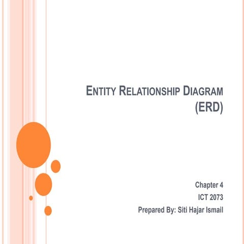 Entity Relationship Diagram | PPT