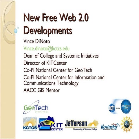 New Free Web 2.0 Developments 97