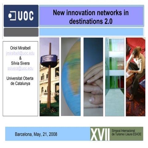 New Innovation Networks In Destinations 2