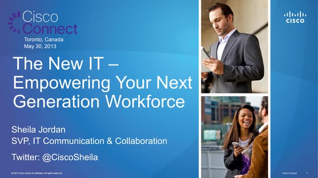 The New IT – Empowering Your Next Generation Workforce