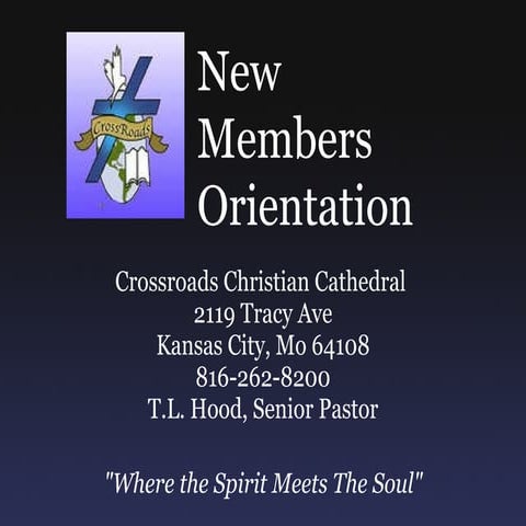 New Members Orientation