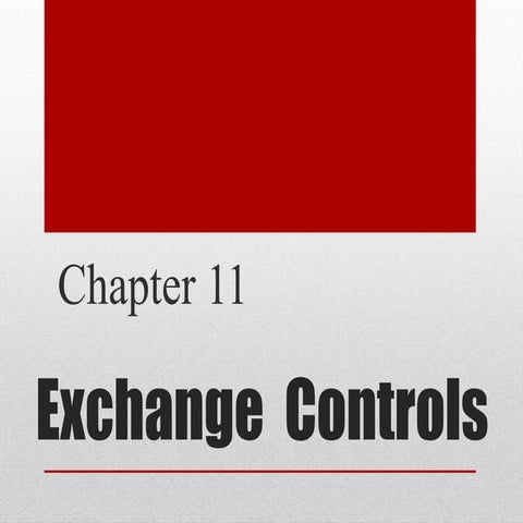 Exchange Controls