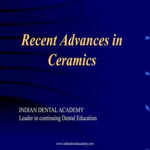  recent&amp;othercad/endodontic courses