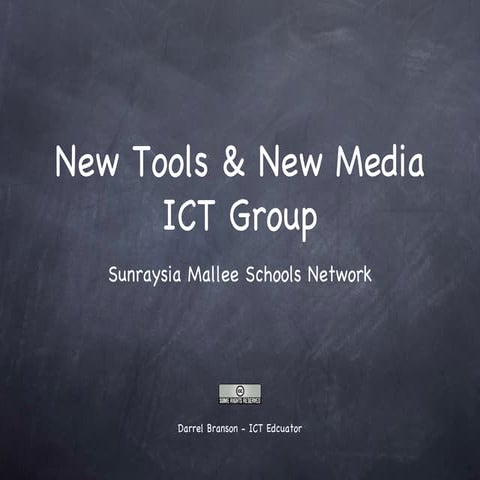 New Tools and New Media