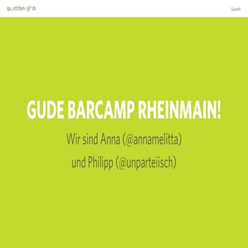 quäntchen + glück: New Work Quartett