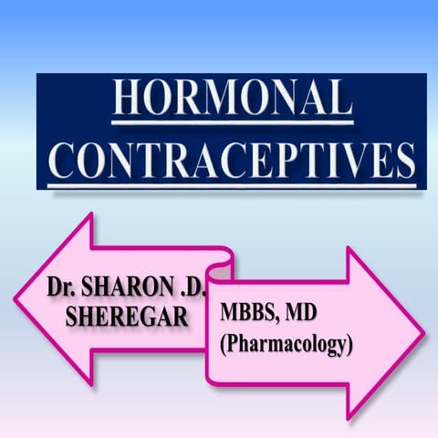 HORMONAL CONTRACEPTIVES