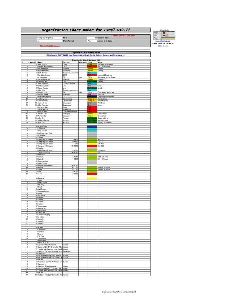 Organization Chart Maker For Microsoft Excel Organization Chart Maker For Microsoft Excel