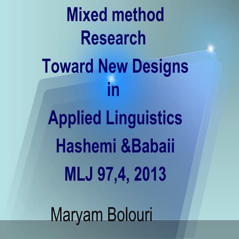 Bolouri qualitative method