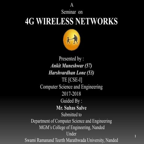 4G Wireless Networks