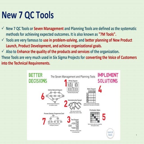 New 7QC tools for the quality person during RCa | PPT