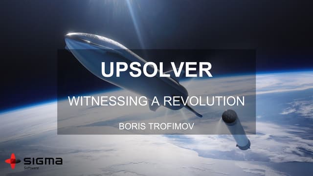 New accelerators in Big Data - Upsolver