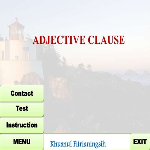 Adjective clause | PPSX