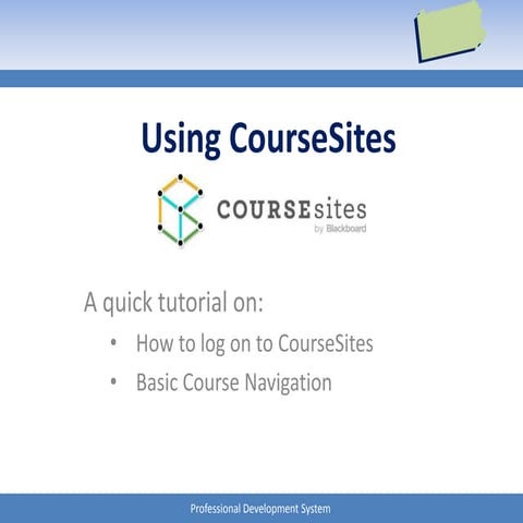 New Administrator Training Tutorial for CourseSites