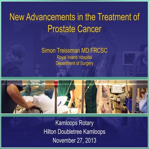 New advancements in the treatment of prostate cancer