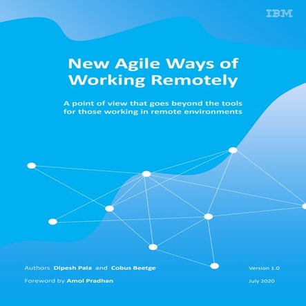 New Agile Ways of Working Remotely