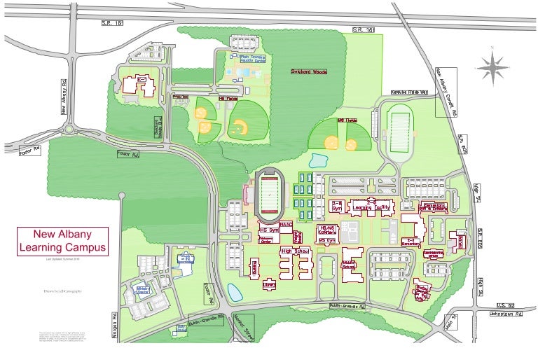 Hendrix College Campus Map New Albany Learning Campus Map -Jdbcartography