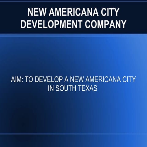 New American City Presentation1