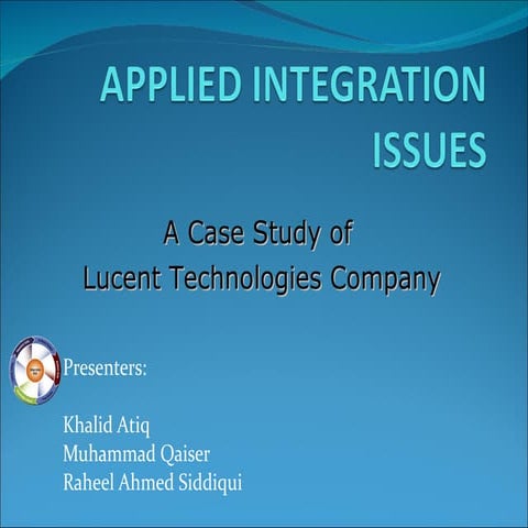 Lucent Technologies | PPTX