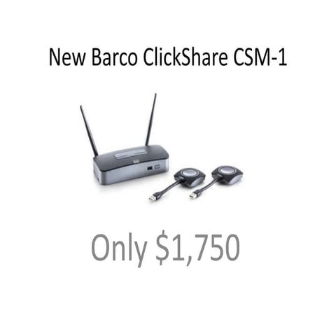 New Barco ClickShare CMS-1