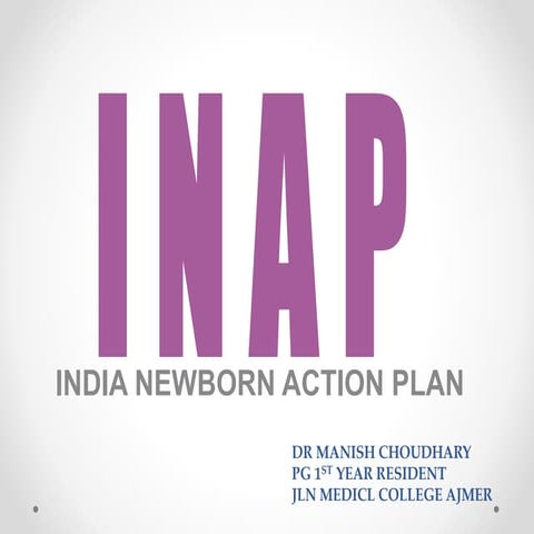 INDIAN NEWBORN ACTION PLAN