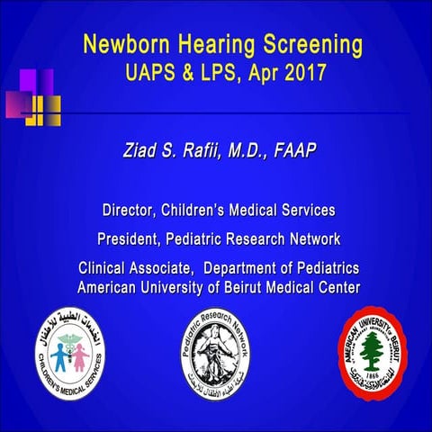 Newborn hearing screeing_UAPS & LPS _APR 2017