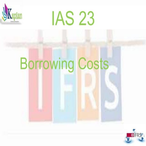 New borrowing cost ias 23