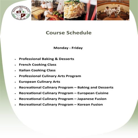 California baking school