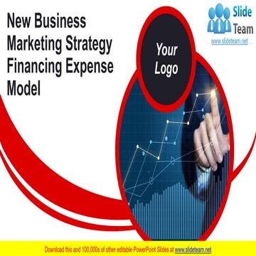 New Business Marketing Strategy Financing Expense Model PowerPoint Presentati...