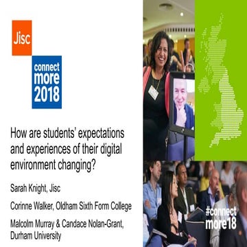How are students’ expectations and experiences of their digital environment c...